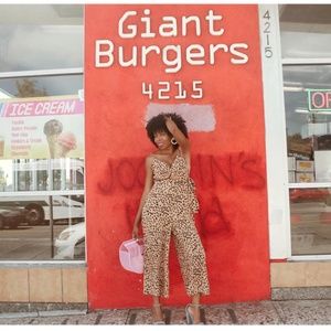 Animal Print Jumpsuit